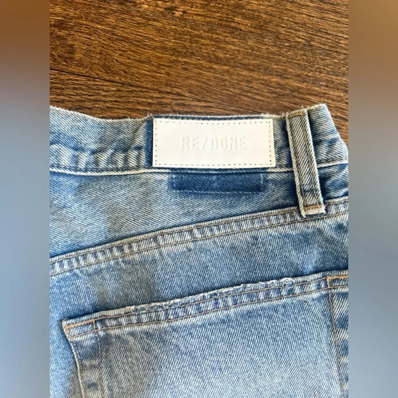 RE/DONE Revolve Hight Rise Buttoned Fly Shorts size 31 Pristine Condition - Picture 6 of 13